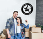 Patriotic Family Metal Sign