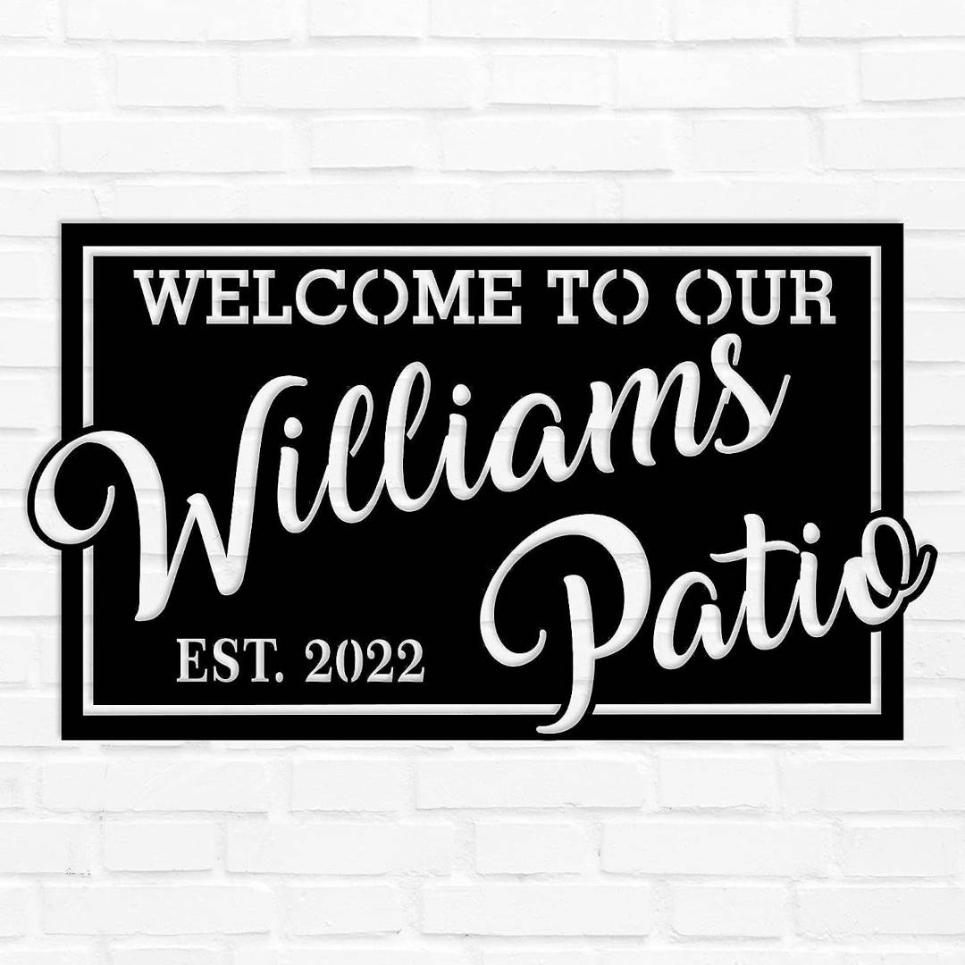 Patio Welcome Sign Main image