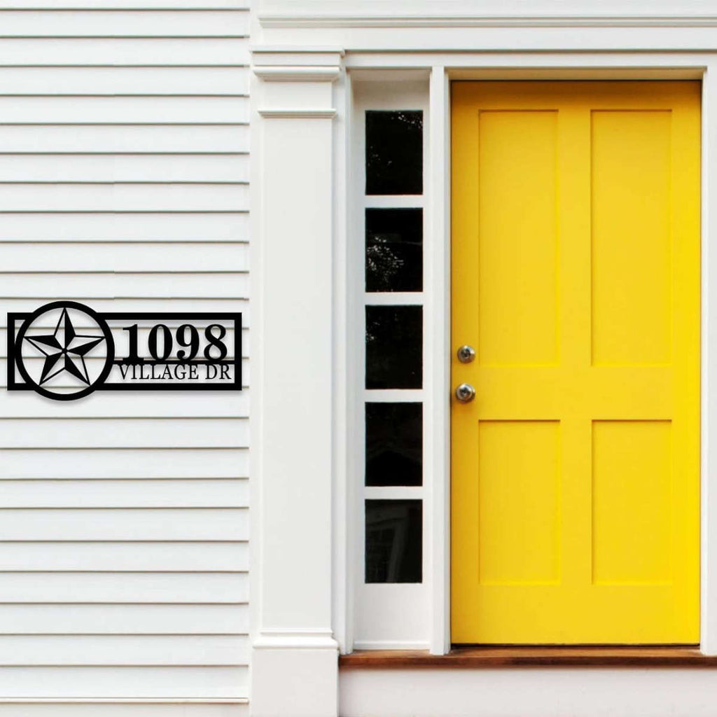 Star Address Sign