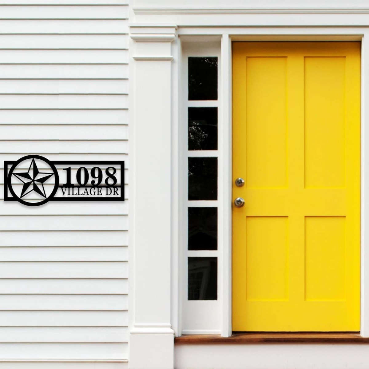 Star Address Sign