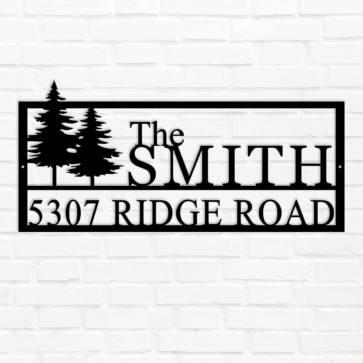 Tree Address Sign Main image