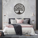 Family Tree Metal Sign
