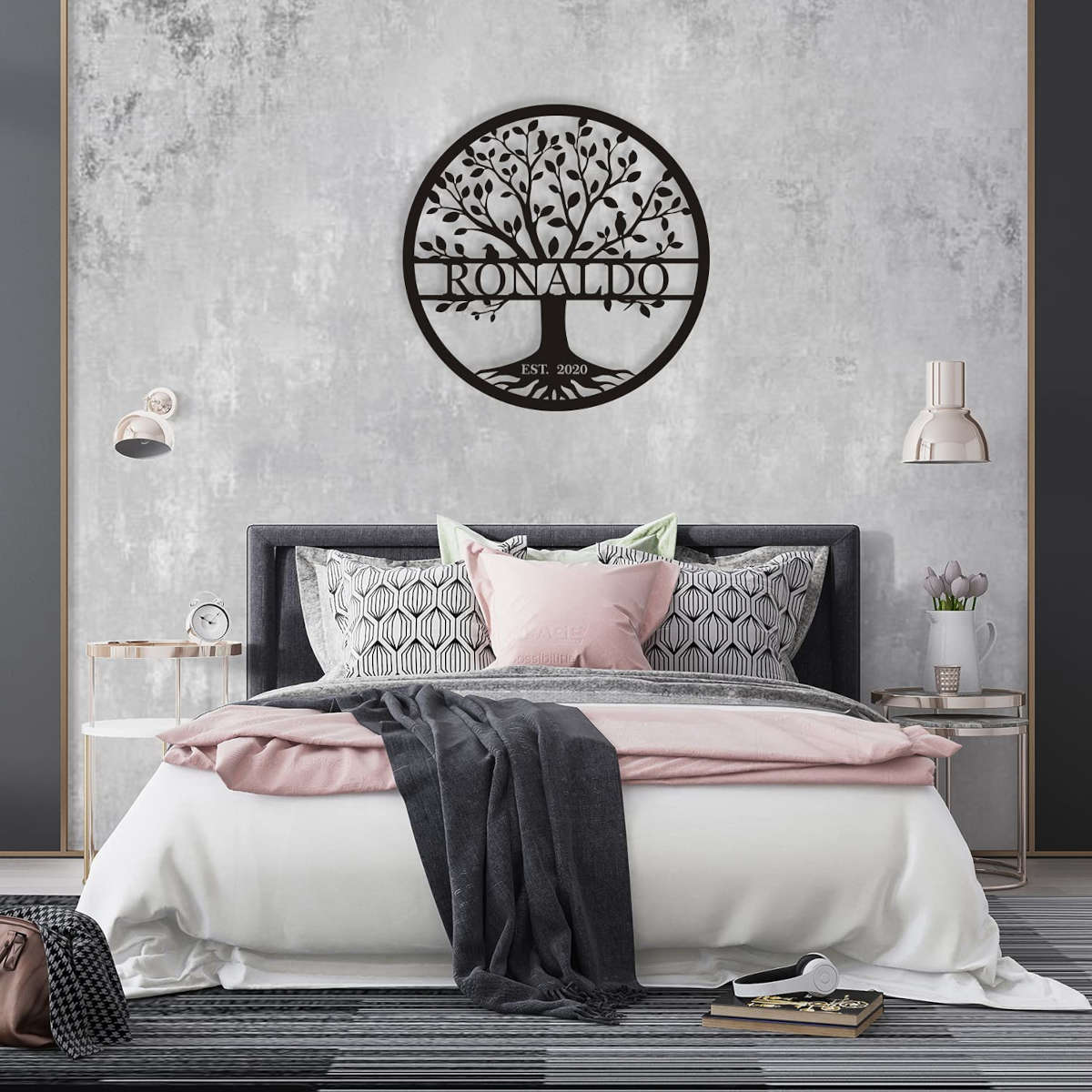 Family Tree Metal Sign