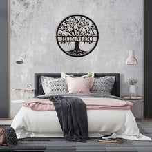 Family Tree Metal Sign