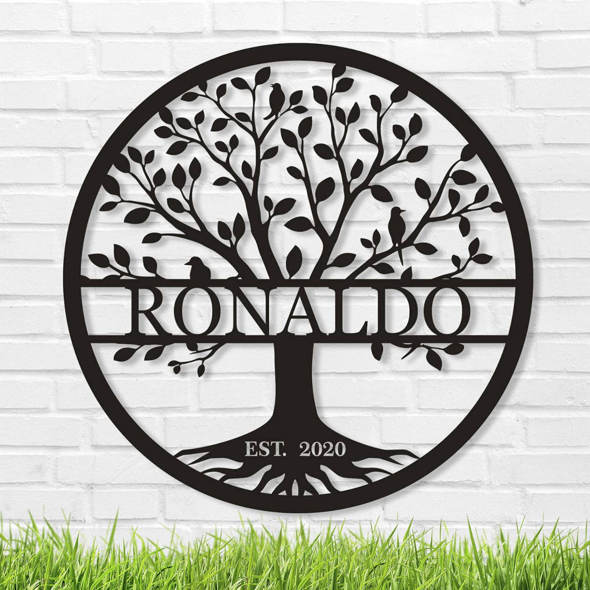 Family Tree Metal Sign Main image