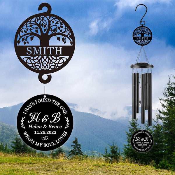 Personalized Wedding Wind Chime