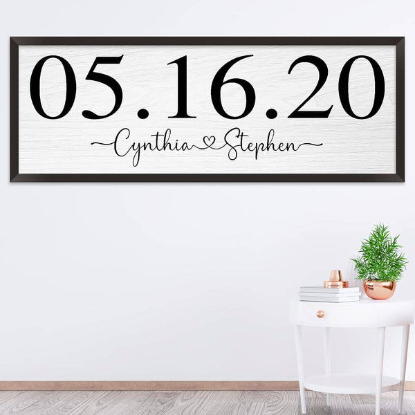 Personalized Wood Couple Plaque