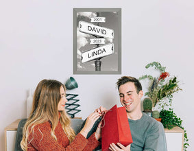 Personalized Wooden Intersection Sign