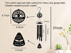 Personalized Butterfly Memorial Wind Chimes