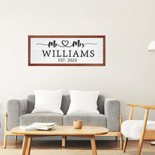 Personalized Wood Couple Plaque