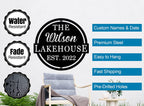 Personalized Lake House Sign